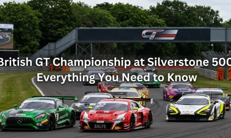 British GT Championship at Silverstone 500