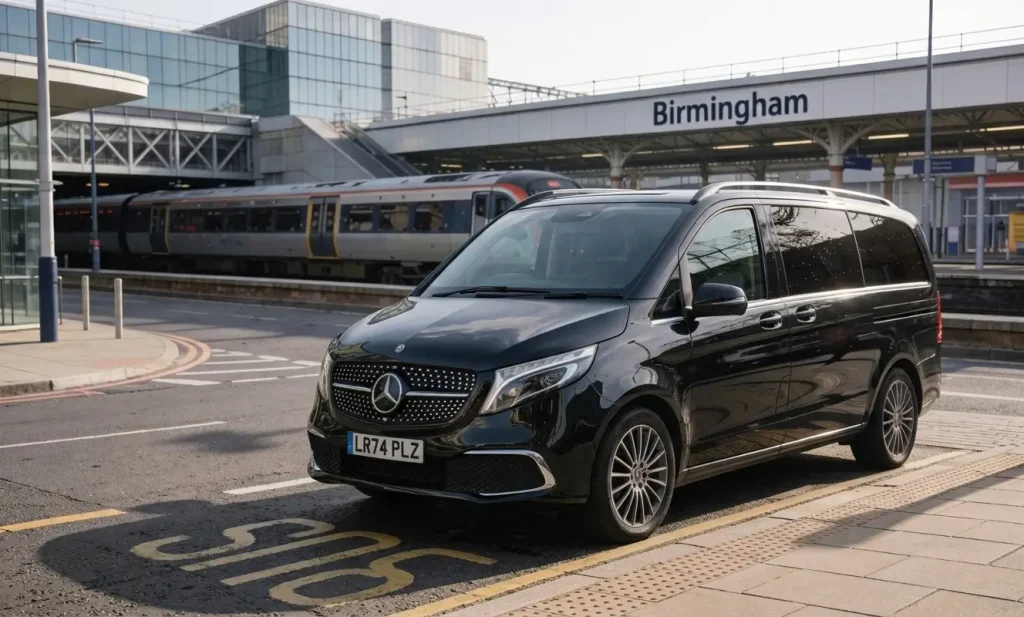 chauffeur vs train Birmingham to London