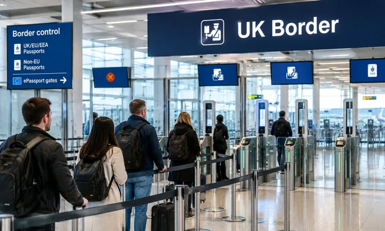 Border Force e-gates outage UK airport