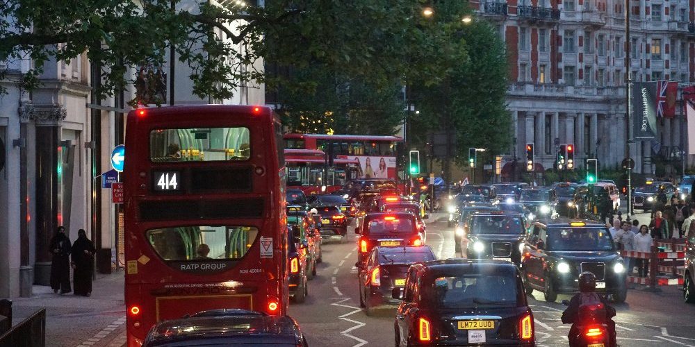 Rush hours in London