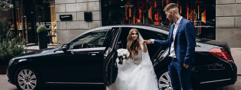 Wedding chauffeur car in Birmingham